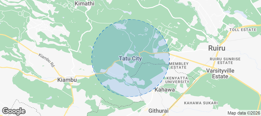 Tatu City Airbnb map